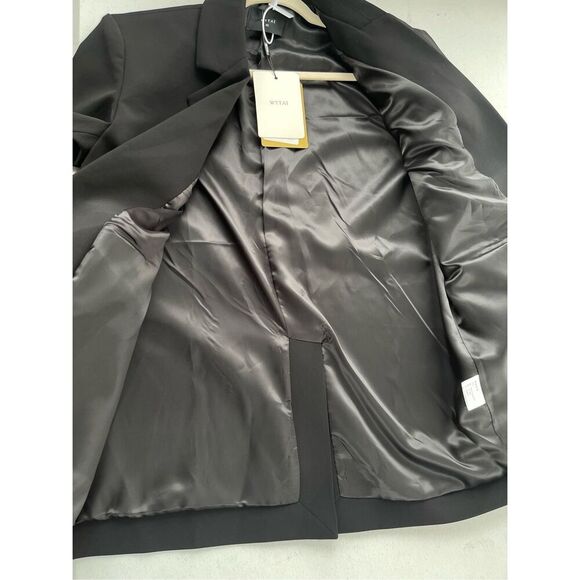 WTTAI Women’s Long Sleeve‎ Single Breasted Tailored Blazer Black XS NWT S5 - Picture 7 of 7